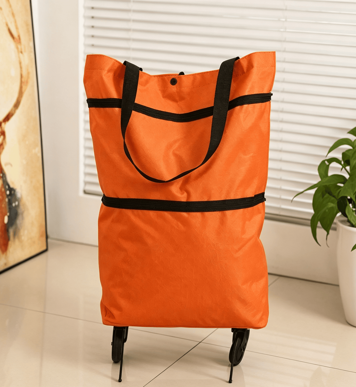 🔥40% OFF 🔥Collapsible Rolling Shopping Bag