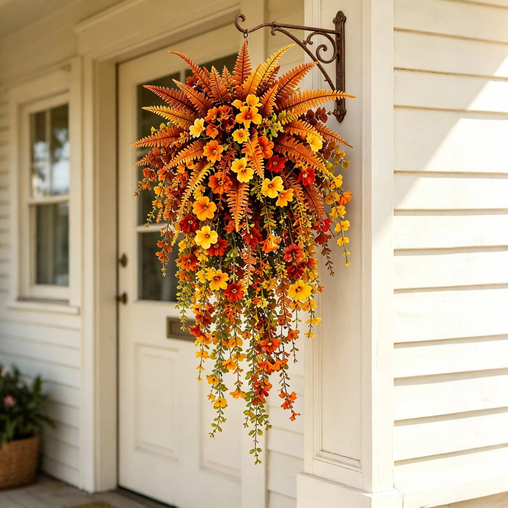 š„On Sale Only Today š Artificial Fern for Autumn Outdoor Decorā Autumn Porch & Door Decoration