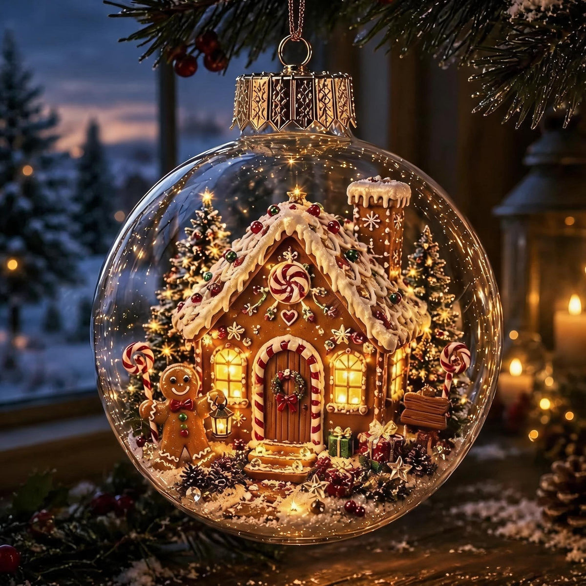 ๐ฅ Buy 3 Get 2 FREE ๐Glowing Christmas Diorama Ornament โ A Tiny Winter World in the Palm of Your Hand๐ผ