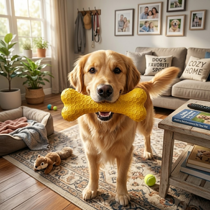 Durable Rubber Bone Teether