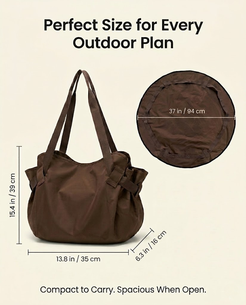 ParkMate 2-in-1 Outdoor Tote Mat⭐