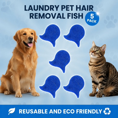 ⏳LAST DAY BUY 2 GET 4 FREE!💦Laundry Pet Hair Removal Fish - 5 Pack