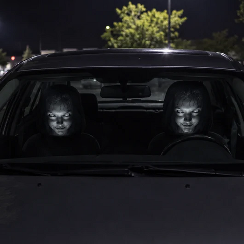 🎃 Halloween Shotgun Ghoul Car Headrest Cover — Buy 1 Get 1 FREE 👻