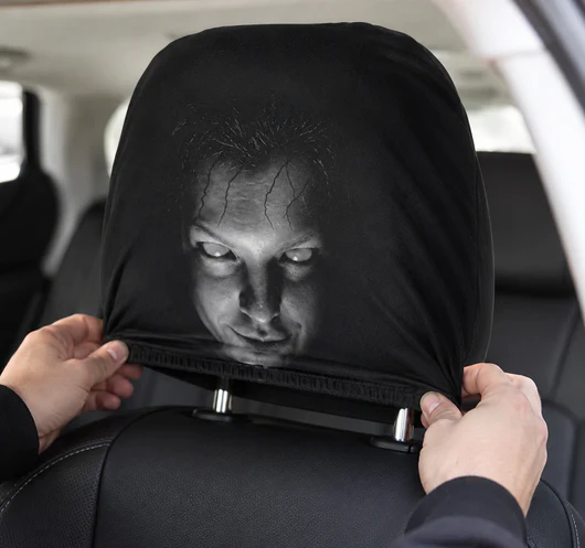 🎃 Halloween Shotgun Ghoul Car Headrest Cover — Buy 1 Get 1 FREE 👻