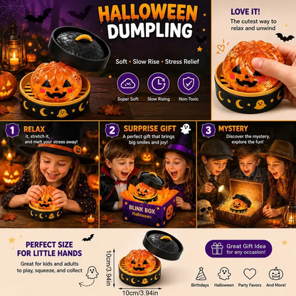 ⚡Hot Sales 49% OFF🔥Cute Halloween Scary Ghost Maruko Squeeze Toy Set | Portable Stress Relief Toys, Halloween Party Fillers & Holiday Gifts