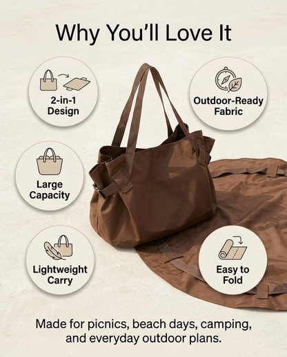 ParkMate 2-in-1 Outdoor Tote Mat⭐