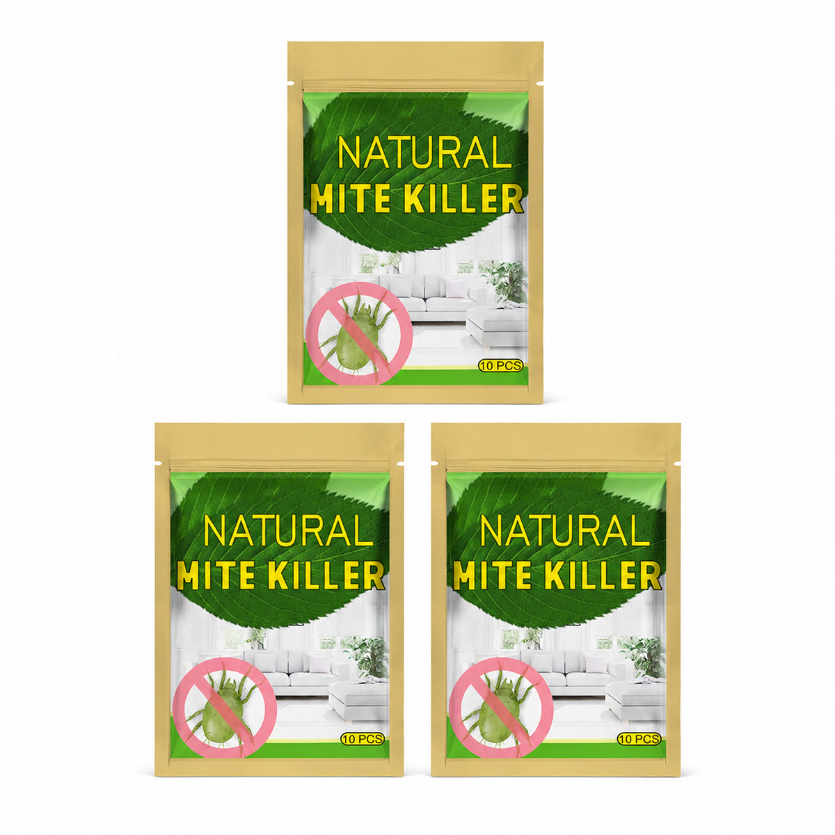 🔥 BUY 3 GET 2 FREE 🎁 100% Natural Dust Mite Repellent Sachets (10-Pack)