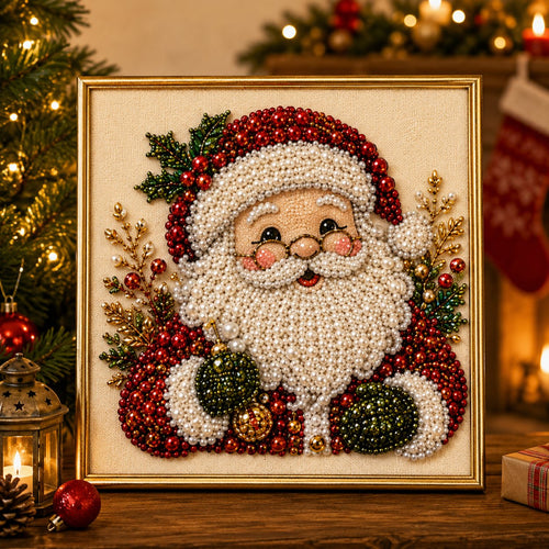 🔥Last Day 50% OFF🧘Relaxing & Beginner-Friendly - 🎨💎DIY Christmas Pearl Art Kit