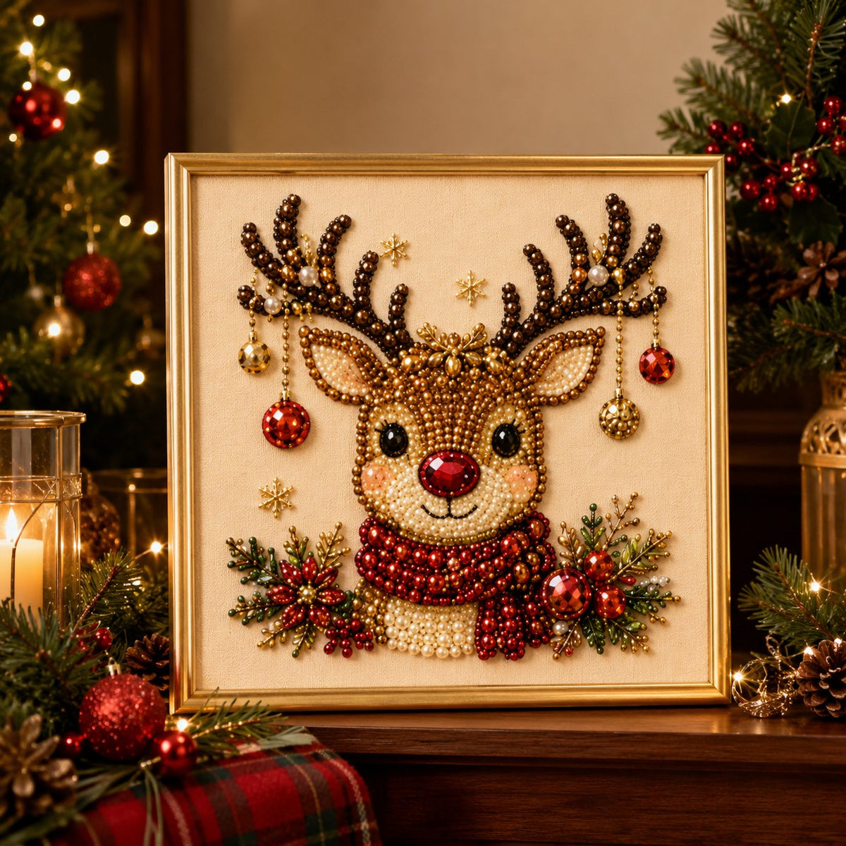 🔥Last Day 50% OFF🧘Relaxing & Beginner-Friendly - 🎨💎DIY Christmas Pearl Art Kit