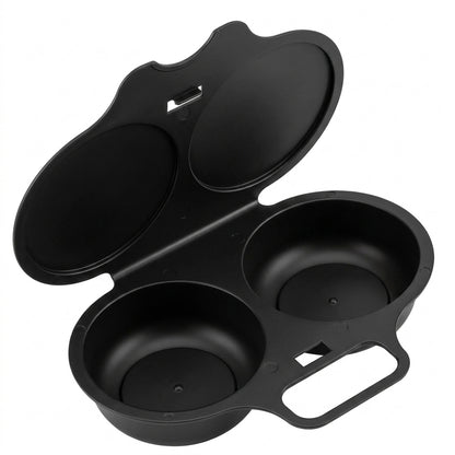 🎁 BUY 1 GET 1 FREE! Microwave Egg Poacher – 2 Eggs in Minutes, No Pan & Easy Cleanup 🍳⚡