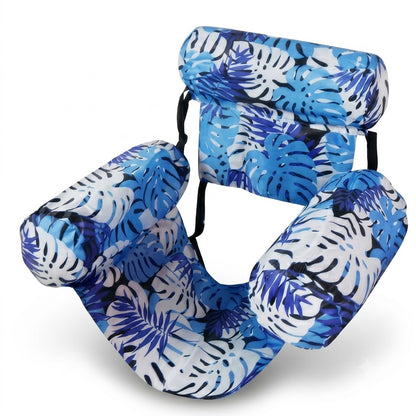 Inflatable Pool Float Chair with Free Air Pump