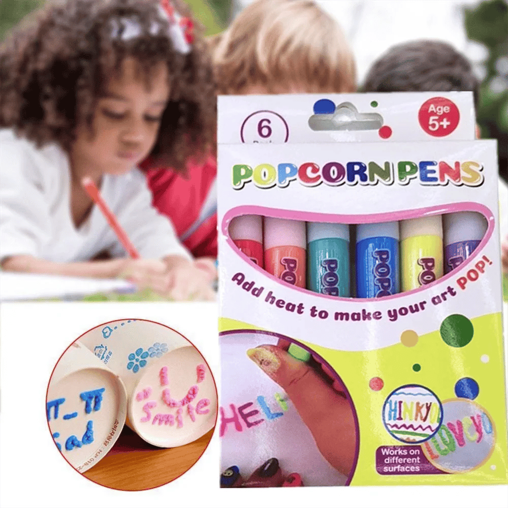 🎁 BUY 1, GET 1 FREE ✨ Magic Puffy Pens – Watch Your Drawings Puff Into 3D!