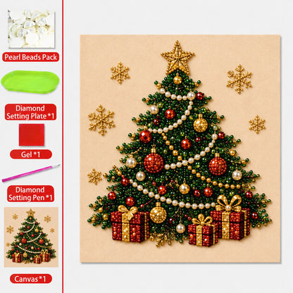 🔥Last Day 50% OFF🧘Relaxing & Beginner-Friendly - 🎨💎DIY Christmas Pearl Art Kit