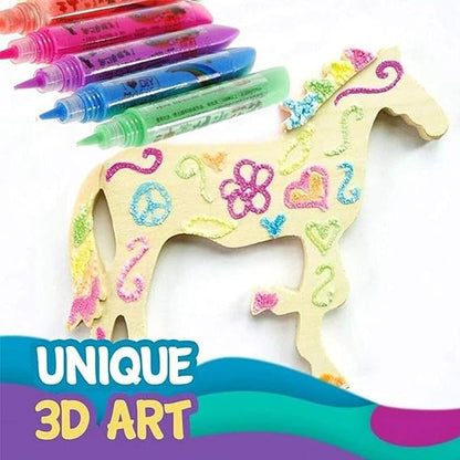 🎁 BUY 1, GET 1 FREE ✨ Magic Puffy Pens – Watch Your Drawings Puff Into 3D!