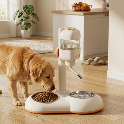 Adjustable Multi-Functional Pet Feeding Station