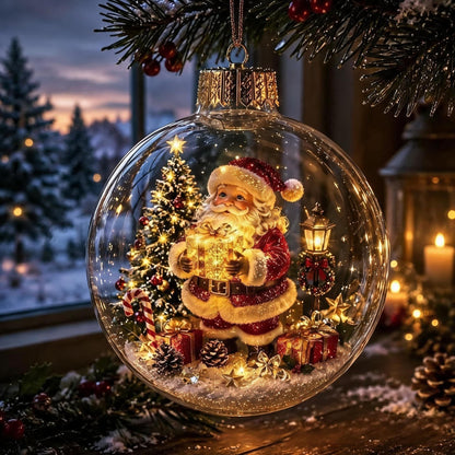 🔥 Buy 3 Get 2 FREE 🎄Glowing Christmas Diorama Ornament – A Tiny Winter World in the Palm of Your Hand👼