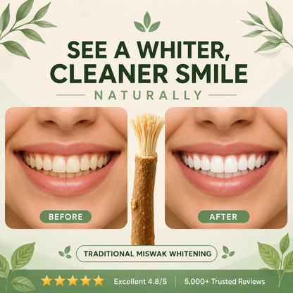 StickBrush Mint — Natural Miswak Toothbrush Stick
