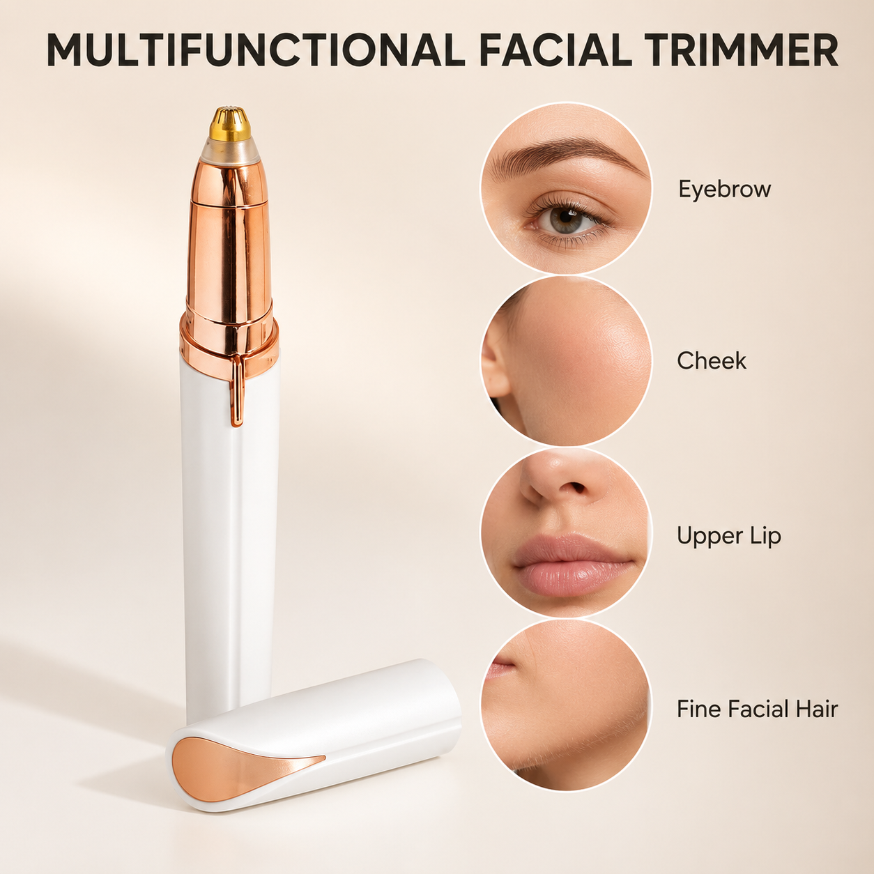 🔥 BUY 3 GET 2 FREE 🎁 | Premium 2-in-1 Facial Hair & Nose Trimmer ✨ | Precision Grooming Made Easy