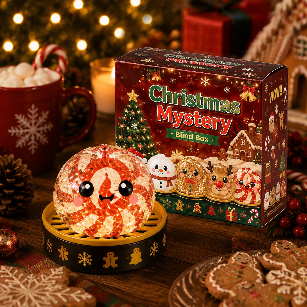 🎄 Christmas Squishy Dumplings 🎁 Mystery Blind Box | 50% OFF – Pick Your Favorite!