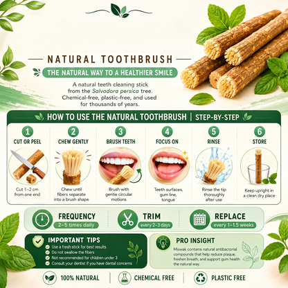 Natural Miswak Whitening Stick