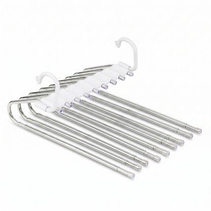 Home Multi-Layer Pants Rack – Foldable, Non-Slip & Heavy-Duty Stainless Steel