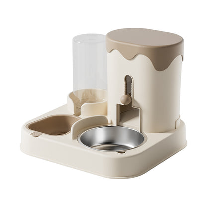 Integrated Dual-Function Pet Feeding Station