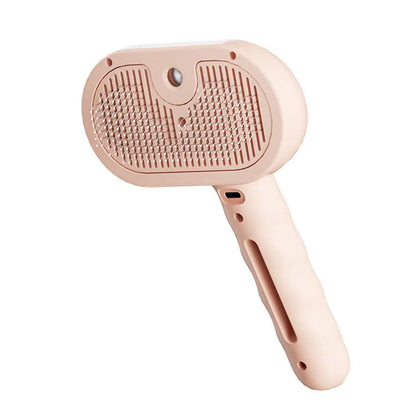 LED Mist Pet Grooming Brush for Cats & Dogs