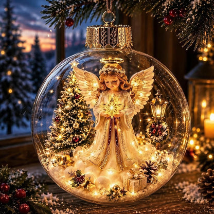 🔥 Buy 3 Get 2 FREE 🎄Glowing Christmas Diorama Ornament – A Tiny Winter World in the Palm of Your Hand👼
