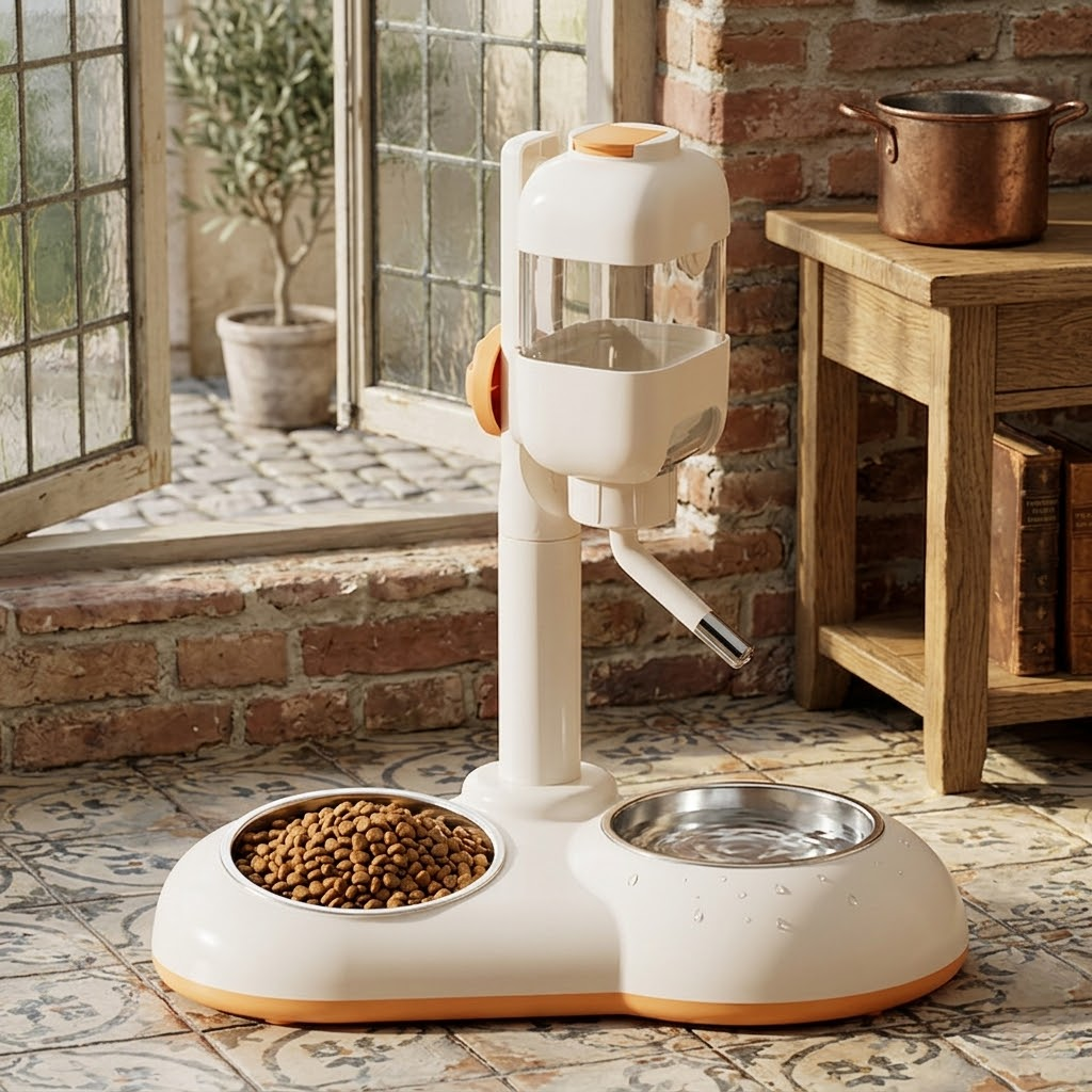 Adjustable Multi-Functional Pet Feeding Station
