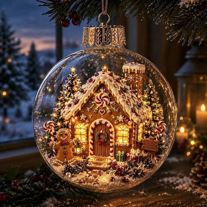 🔥 Buy 3 Get 2 FREE 🎄Glowing Christmas Diorama Ornament – A Tiny Winter World in the Palm of Your Hand👼
