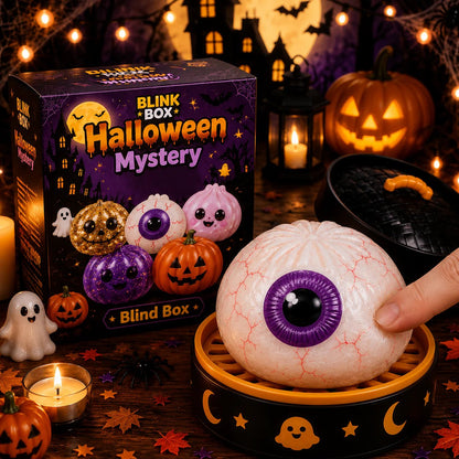 ⚡Hot Sales 49% OFF🔥Cute Halloween Scary Ghost Maruko Squeeze Toy Set | Portable Stress Relief Toys, Halloween Party Fillers & Holiday Gifts