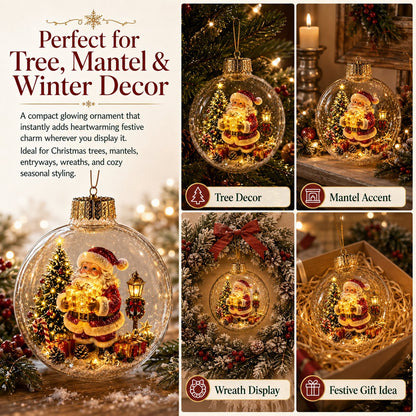 🔥 Buy 3 Get 2 FREE 🎄Glowing Christmas Diorama Ornament – A Tiny Winter World in the Palm of Your Hand👼