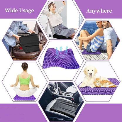 💥 Ergonomic Silicone Seat Cushion – Relief You Can Feel