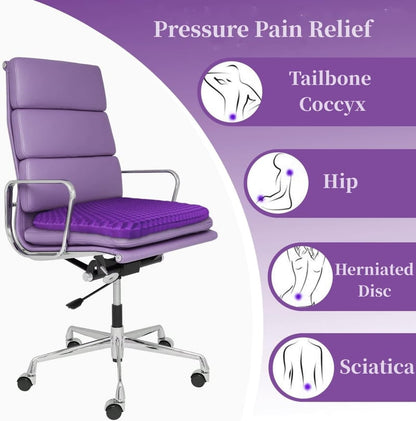 💥 Ergonomic Silicone Seat Cushion – Relief You Can Feel