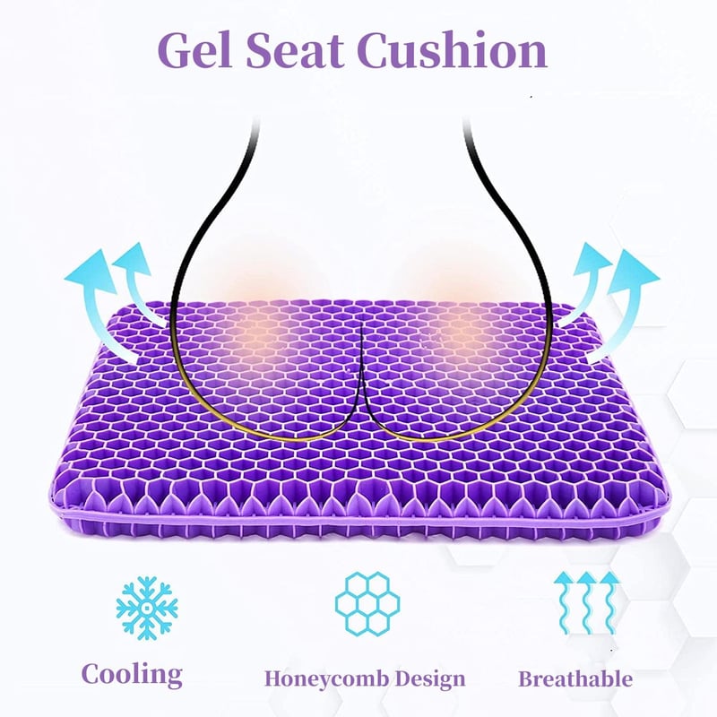 💥 Ergonomic Silicone Seat Cushion – Relief You Can Feel