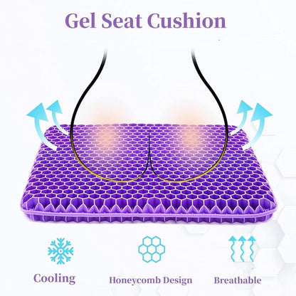 💥 Ergonomic Silicone Seat Cushion – Relief You Can Feel