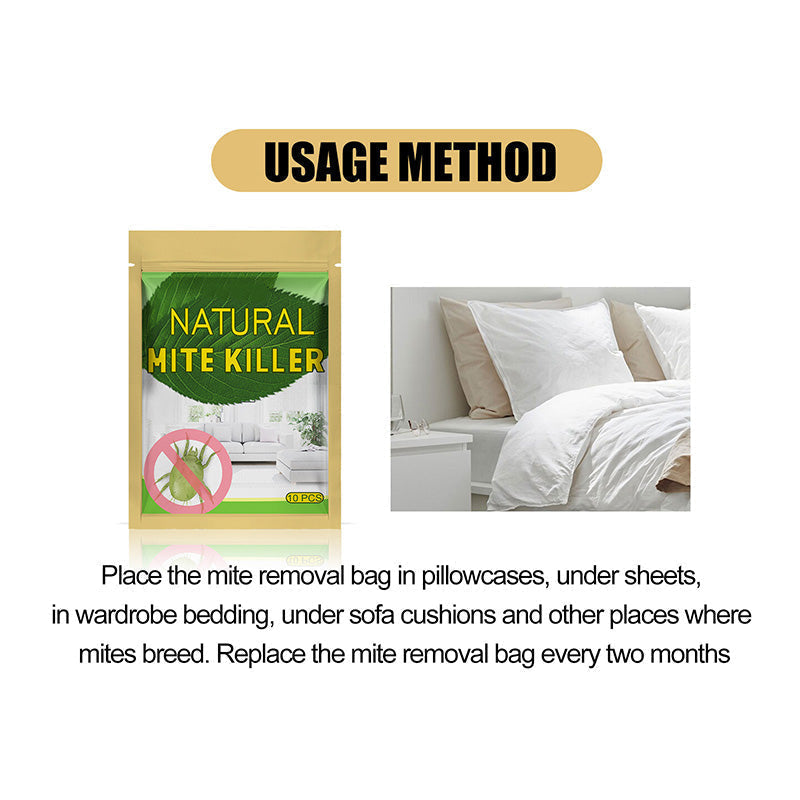 🔥 BUY 3 GET 2 FREE 🎁 100% Natural Dust Mite Repellent Sachets (10-Pack)