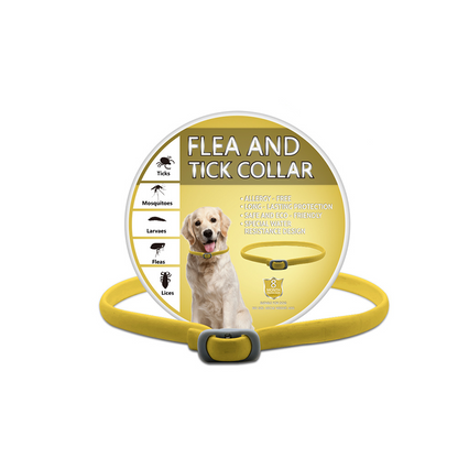 【🎁 BUY 2 GET 1 FREE】8-Month Natural Flea & Tick Collar 🌿 100% Plant-Based