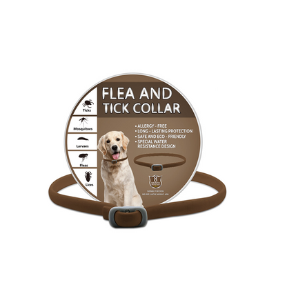 【🎁 BUY 2 GET 1 FREE】8-Month Natural Flea & Tick Collar 🌿 100% Plant-Based