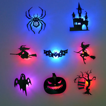 🔥  Buy 3 Get 2 FREE 🎃✨ Turn Any Room Into Halloween in Seconds! 👻 LED Glow Wall Stickers — Peel, Stick & Glow! 🕷️🌙